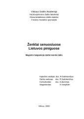 Ženklai senuosiuose Lietuvos piniguose 1 puslapis