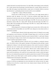 Creation of the EMU (European Economic Monetary Union) and its influence on Lithuanian economy 3 puslapis