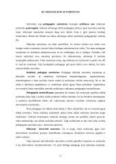 Mokytojo pašaukimo esmė ir ugdymas 17 puslapis