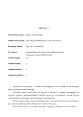 Monopolijų įtaka Lietuvos ekonomikai 3 puslapis