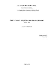 Motyvavimo priemonių naudojimas įmonėje 1 puslapis