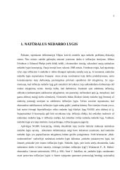 Natūralus nedarbo lygis ir jį lemiantys veiksniai 5 puslapis