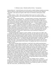 V. Mačernis "Šiandien norėčiau išsitiest..." 1 puslapis