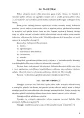 Planavimo samprata, rūšys bei planų tipai 6 puslapis