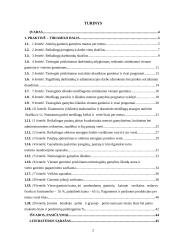 Planuojamos gaminti produkcijos pelningumo prognozė: UAB "Apranga" 2 puslapis