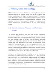 Business plan:  Market "Etam" 3 puslapis