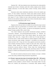 Privatizavimo raida Lietuvoje 15 puslapis
