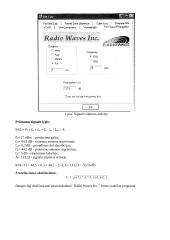 Radijo ryšio tinklo projektavimas ir tinklo parametrų skaičiavimas 12 puslapis
