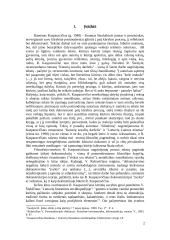 Dekonstrukcija Ramūno Kasparavičiaus romanuose "Keturių sesučių darželis" ir "Lietuvių laimos teismas" 3 puslapis