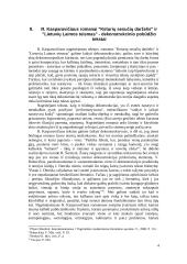 Dekonstrukcija Ramūno Kasparavičiaus romanuose "Keturių sesučių darželis" ir "Lietuvių laimos teismas" 5 puslapis