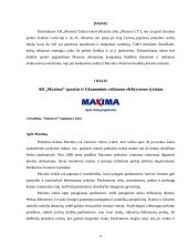 Reklamos efektyvumas: prekybos tinklas AB "Maxima LT" 2 puslapis