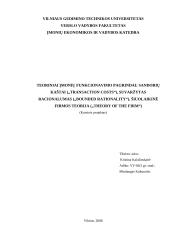 Teoriniai įmonių funkcionavimo pagrindai: sandorių kaštai („transaction costs“), suvaržytas racionalumas („bounded rationality“), šiuolaikinė firmos teorija („theory of the firm“) 1 puslapis