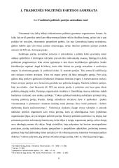 Tradicinių politinių partijų konfrontacija politinių partijų sistemoje ir valdžioje 6 puslapis