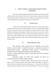 Veiklos analizė: drabužių pardavimas APB "Apranga" 16 puslapis