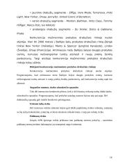 Veiklos analizė: drabužių pardavimas APB "Apranga" 18 puslapis