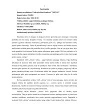 Verslo planas: apgyvendinimo paslaugos UAB "Arinas" 3 puslapis