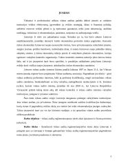 Vidaus audito reglamentavimas Lietuvoje ir kitose Europos Sąjungos (ES) šalyse 3 puslapis