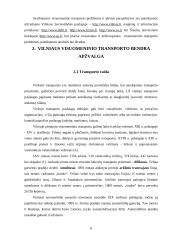 Vilniaus visuomeninio transporto analizė ir plėtros perspektyvos 5 puslapis