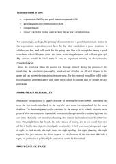 Characteristics of translator 2 puslapis