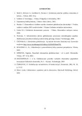 Globalizacijos samprata, sritys, stiprėjimo priežastys, etapai 10 puslapis