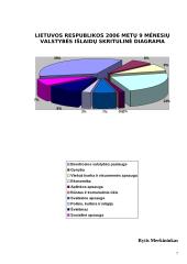 Lietuvos respublikos 9 mėnesių biudžeto ataskaita 7 puslapis