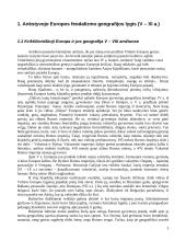 Geografijos mokslo raida Europoje viduramžiais 3 puslapis