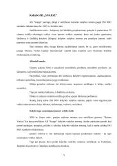 Kokybės standartai ir jų matavimo būdai 5 puslapis