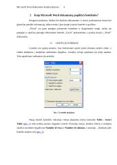 Microsoft Word dokumento lentelių kūrimo, formatavimo, formulių rašymo galimybės 4 puslapis