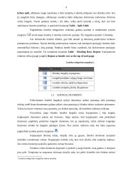 Microsoft Word dokumento lentelių kūrimo, formatavimo, formulių rašymo galimybės 9 puslapis