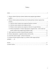 Policijos sistema. Policijos sistemos sudėtinių dalių darbo organizavimas 2 puslapis