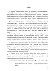 Policijos sistema. Policijos sistemos sudėtinių dalių darbo organizavimas 17 puslapis