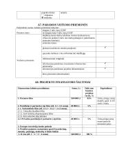 Projektinė paraiška: Laisvalaikio užimtumo projektas 4 puslapis