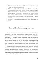 Elektroninio pašto ypatybės ir raida 4 puslapis