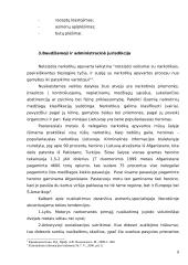 Narkomanija. Narkotikų platinimas. Nusikaltimai susiję su narkotine priklausomybe. Nusikaltimai narkotinio apsvaigimo metu 8 puslapis
