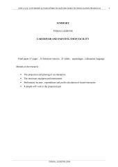 Lengvųjų automobilių paruošimo ir dažymo baro projektavimas 3 puslapis