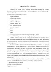 Inventorizacijos organizavimas, įforminimas ir rezultatų apskaita įmonėje 18 puslapis