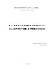 Kiaulienos gamyba stambiuose kiaulininkystės kompleksuose 1 puslapis