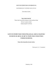 Lietuvos žemės ūkio struktūra 1 puslapis
