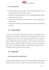 Management report: company KIA Auto in Lithuania 9 puslapis
