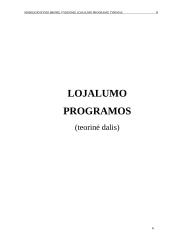 Mobiliojo ryšio įmonių vykdomų lojalumo programų tyrimas 5 puslapis