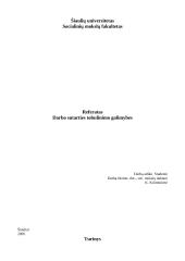 Darbo sutarties tobulinimo galimybės 1 puslapis