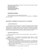 Įmonės organizacinė sandara ir valdymo struktūra: UAB "Commercial Union Lietuva Gyvybės draudimas" 8 puslapis