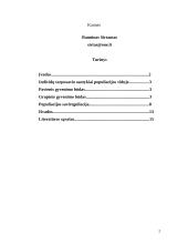 Individų tarpusavio santykiai populiacijos viduje. Populiacijos savireguliacija 2 puslapis