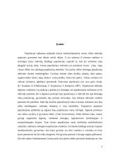 Individų tarpusavio santykiai populiacijos viduje. Populiacijos savireguliacija 3 puslapis
