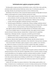 Individualizuotos programos paskirtis ir sudarymo strategija 4 puslapis