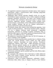 Išorinė atmintis ir informacijos kaupikliai 4 puslapis