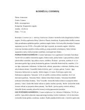 Kosmėjos (Cosmos) ir Lobuliarijos (Lobularia) auginimas, priežiūros darbai ir pritaikymas 4 puslapis