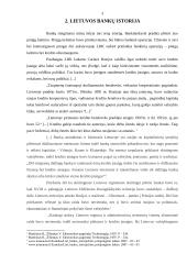 Lietuvos bankų istorija, sistema bei struktūra 3 puslapis