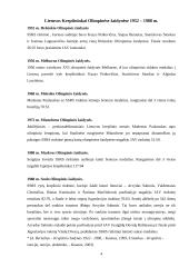 Lietuvos krepšininkai Olimpinėse žaidynėse 1951-1988 metais 4 puslapis
