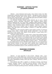 Maironis - lietuvių tautos atgimimo dainius